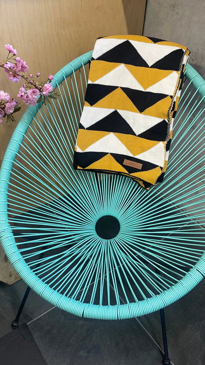 Berta Bee Cotton Throw Blanket