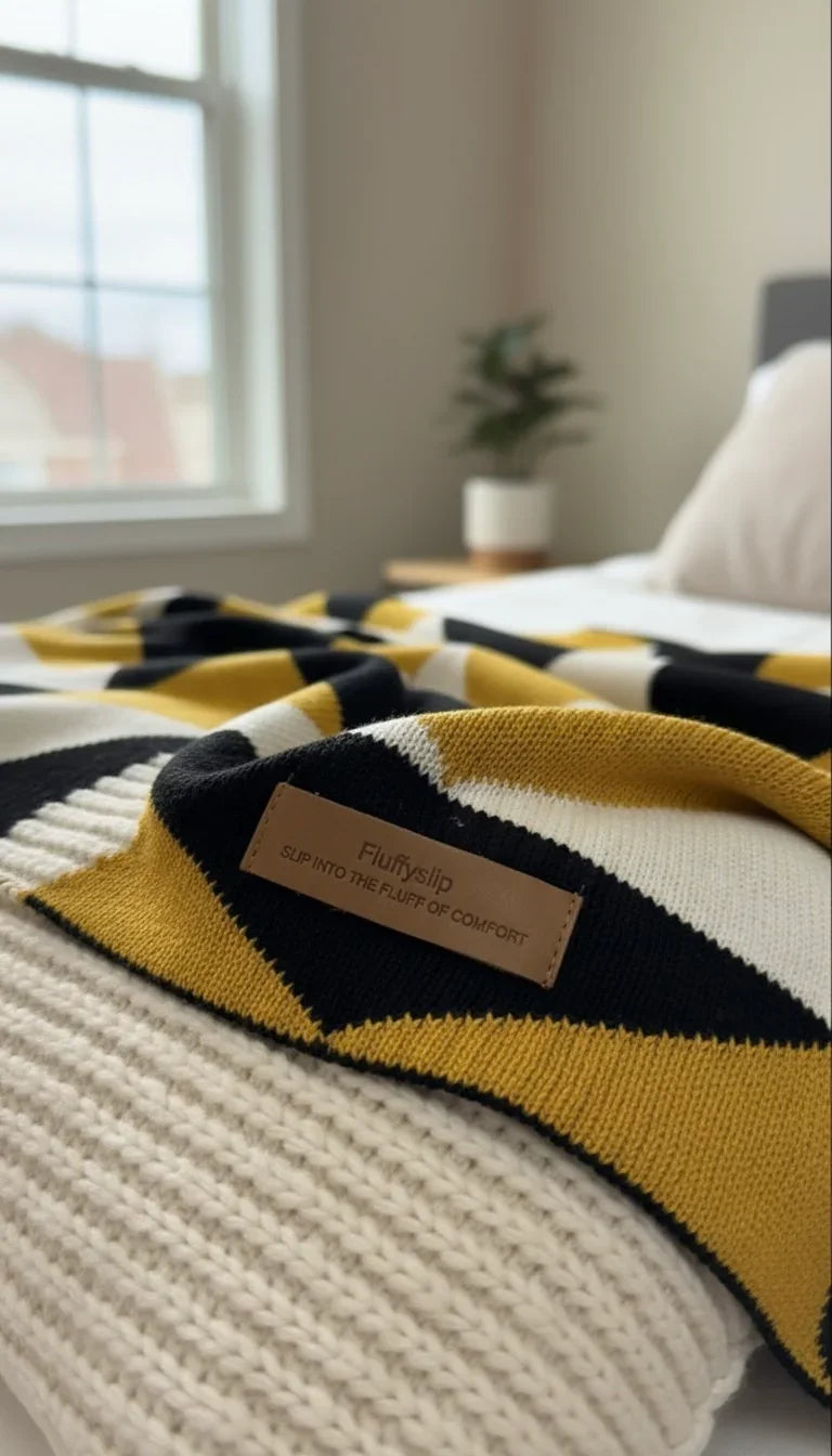 Berta Bee Cotton Throw Blanket