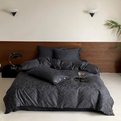 Botanical Egyptian Cotton Duvet Cover Set