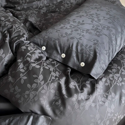 Botanical Egyptian Cotton Duvet Cover Set