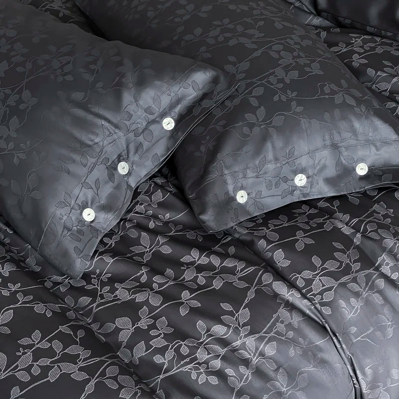 Botanical Egyptian Cotton Duvet Cover Set