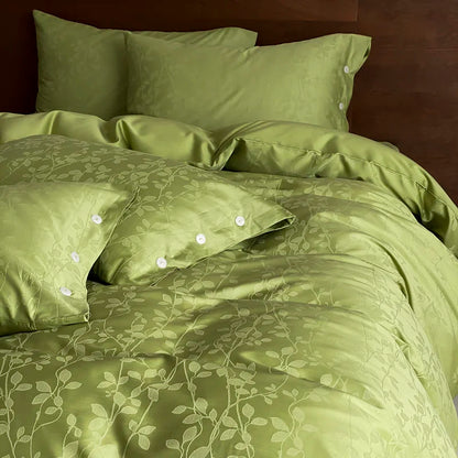 Botanical Egyptian Cotton Duvet Cover Set