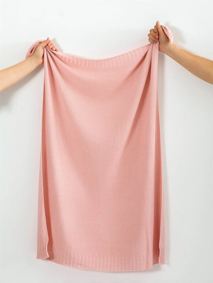 Breathable Knitted Bamboo Throw Blanket