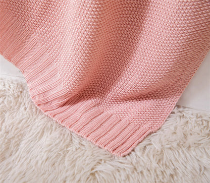 Breathable Knitted Bamboo Throw Blanket