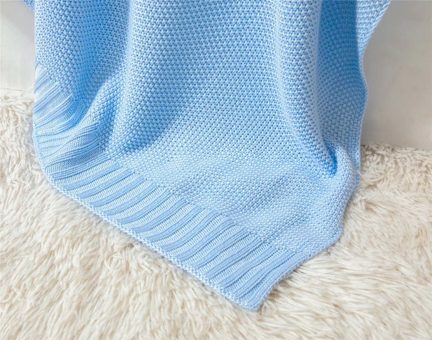 Breathable Knitted Bamboo Throw Blanket