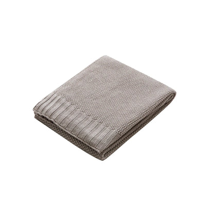 Breathable Knitted Bamboo Throw Blanket
