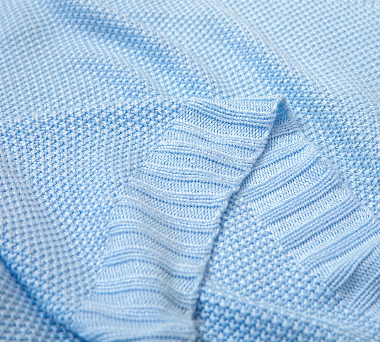 Breathable Knitted Bamboo Throw Blanket