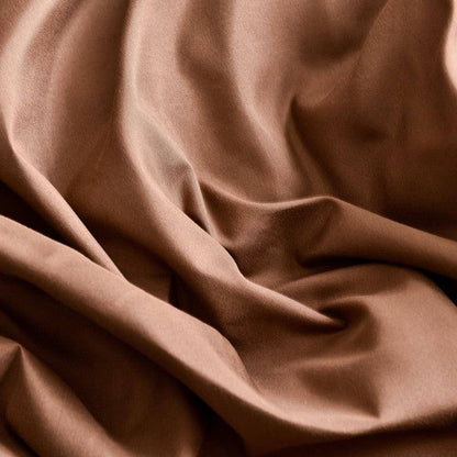 brown Soft Breathable Brushed Microfiber Duvet Cover Set - Fluffyslip