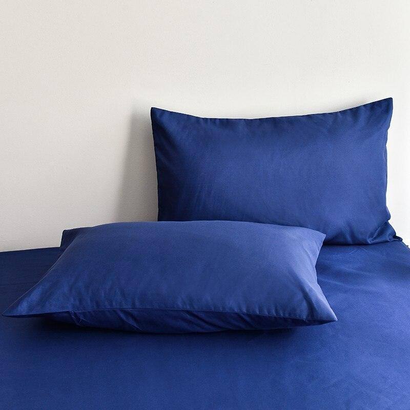 blue Soft Breathable Brushed Microfiber Duvet Cover Set pillowcases- Fluffyslip