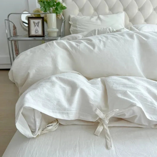 Breathable Organic Cotton Duvet Set - Fluffyslip