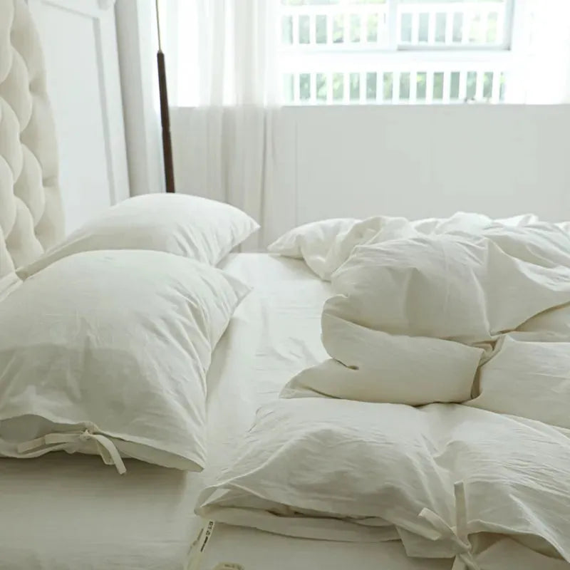 Breathable Organic Cotton Duvet Set - Fluffyslip