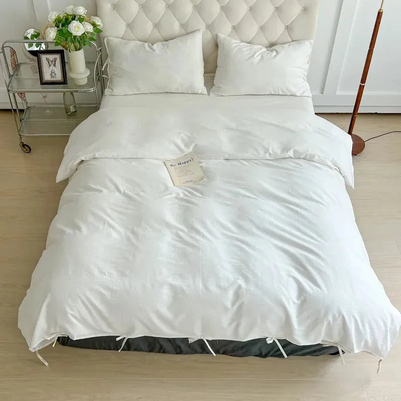 Breathable Organic Cotton Duvet Set - Fluffyslip