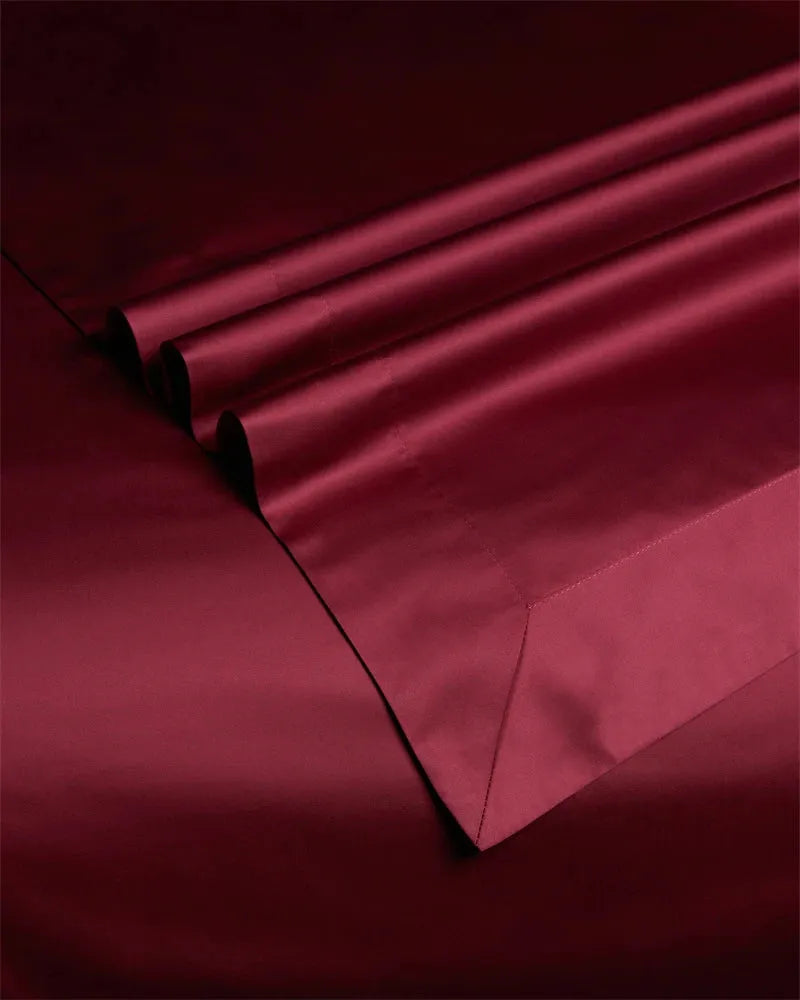 Burgundy Royale Egyptian Cotton Set - Fluffyslip