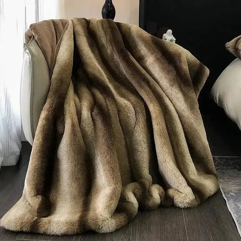 Camber Luxury Faux Fox Blanket - Fluffyslip