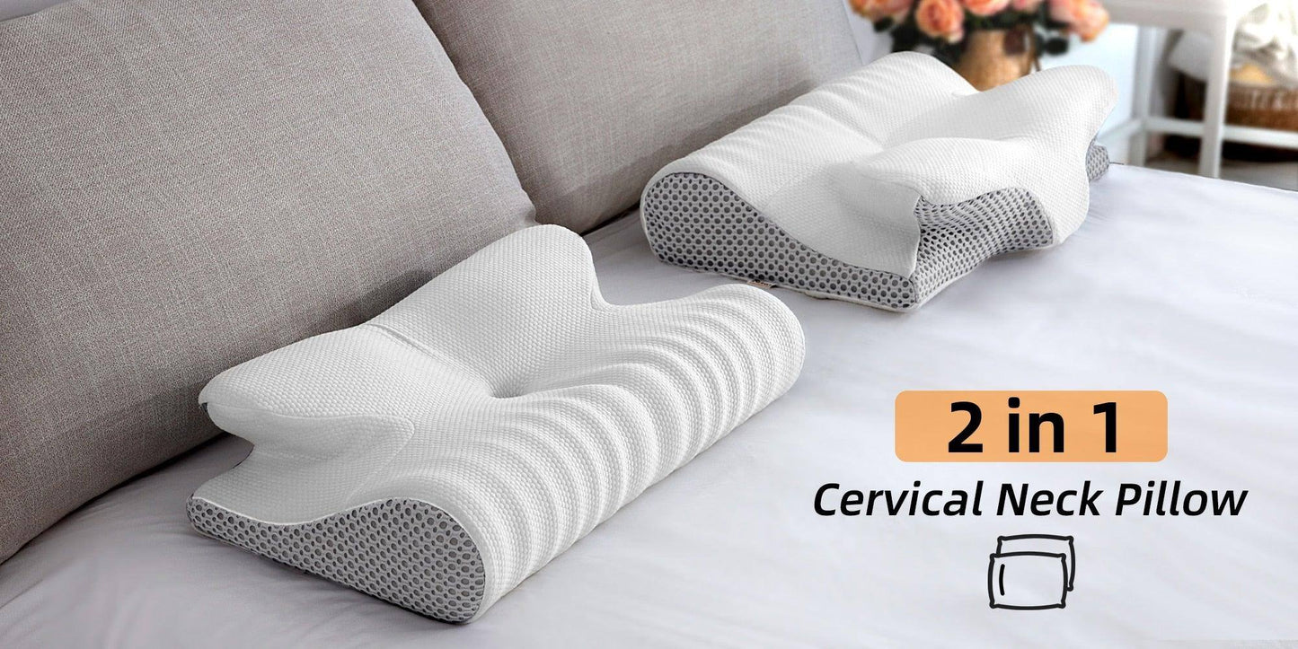 Cervical Memory Foam Pillow - Fluffyslip