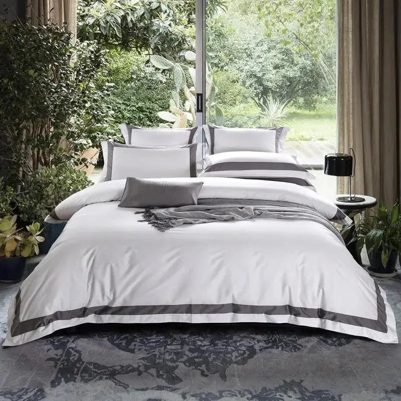 Cloudscape Cotton Duvet Cover Set - Fluffyslip