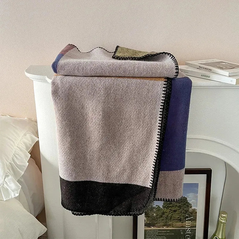 Color Hue Box Throw Blanket - Fluffyslip