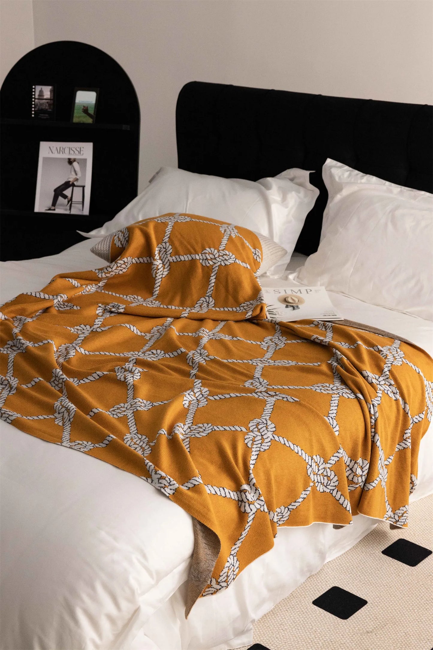 Comfort Knot Luxury Wool Blend Throw Blanket