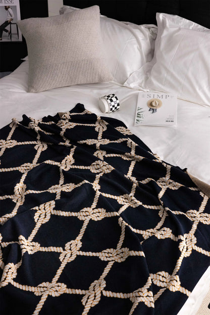 Comfort Knot Luxury Wool Blend Throw Blanket