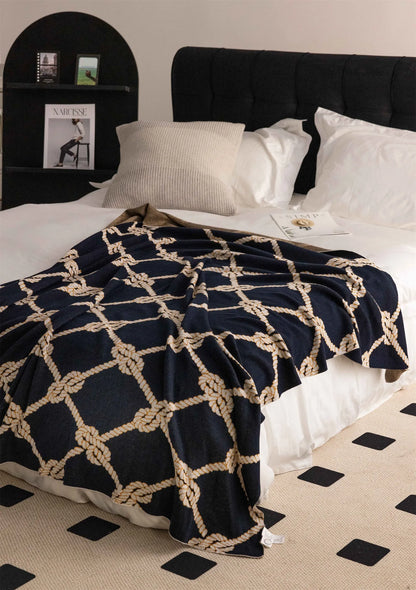 Comfort Knot Luxury Wool Blend Throw Blanket