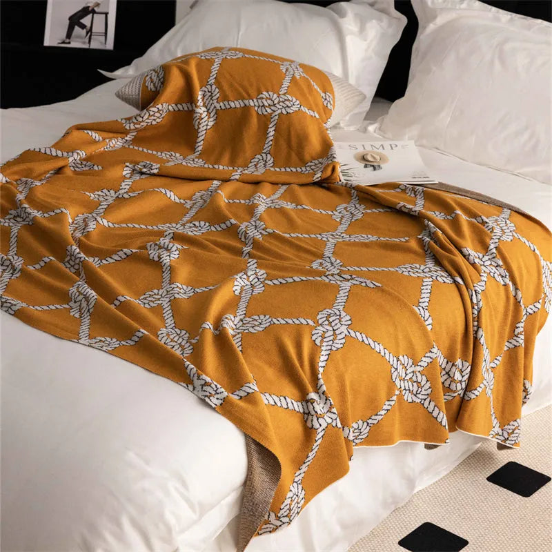 Comfort Knot Luxury Wool Blend Throw Blanket