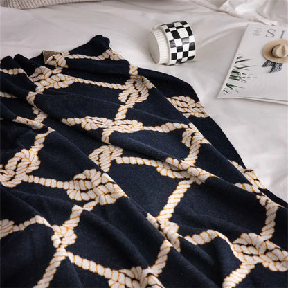 Comfort Knot Luxury Wool Blend Throw Blanket