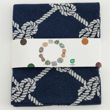 Comfort Knot Luxury Wool Blend Throw Blanket