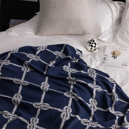 Comfort Knot Luxury Wool Blend Throw Blanket