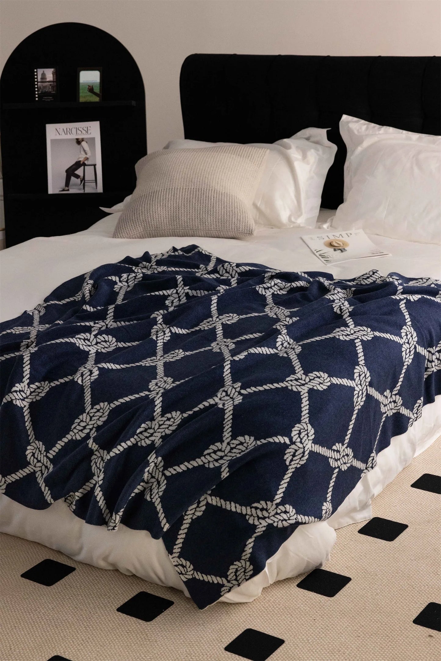 Comfort Knot Luxury Wool Blend Throw Blanket