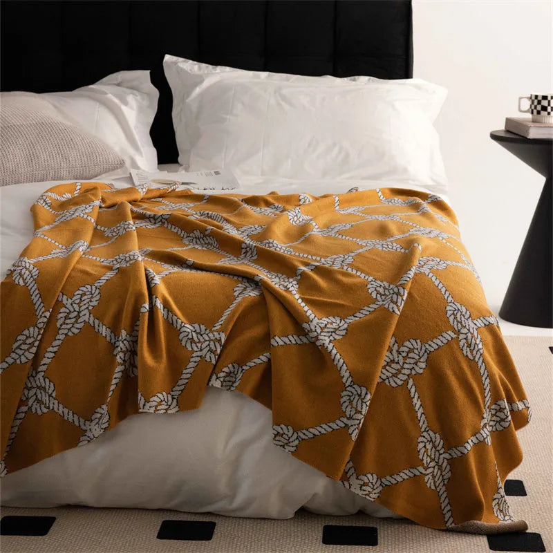 Comfort Knot Luxury Wool Blend Throw Blanket