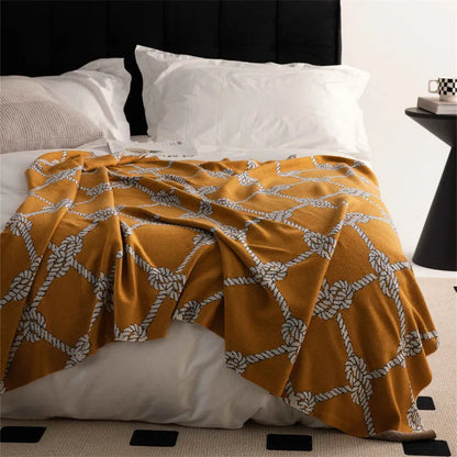Comfort Knot Luxury Wool Blend Throw Blanket