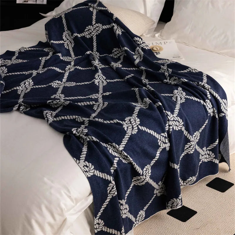 Comfort Knot Luxury Wool Blend Throw Blanket