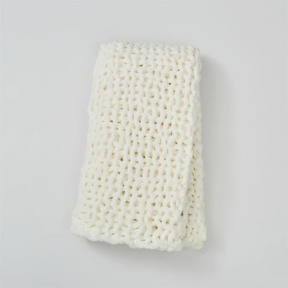 Cozy Chenille Woven Throw Blanket