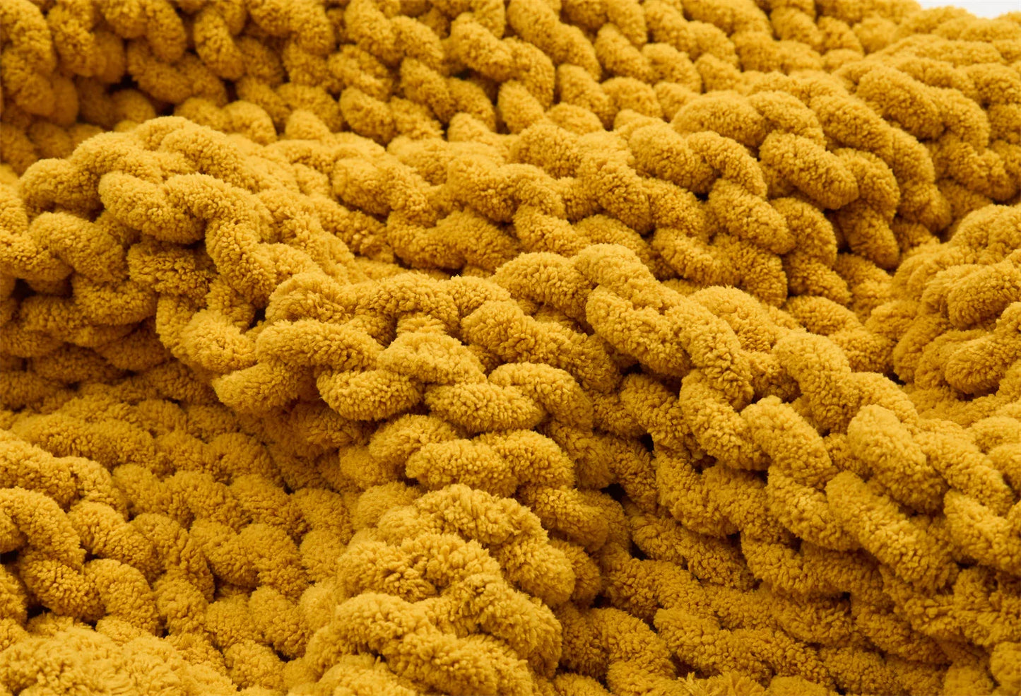 Cozy Chenille Woven Throw Blanket