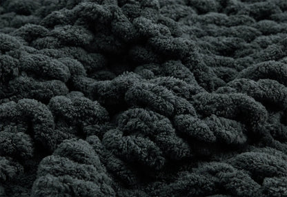 Cozy Chenille Woven Throw Blanket