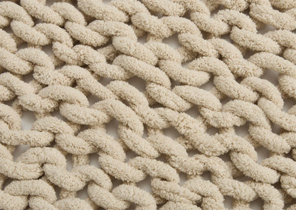 Cozy Chenille Woven Throw Blanket