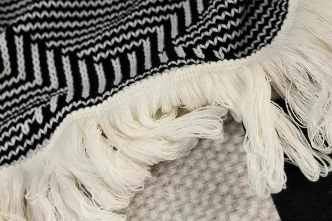 Cozy Macrame Meadow Throw Blanket - Fluffyslip