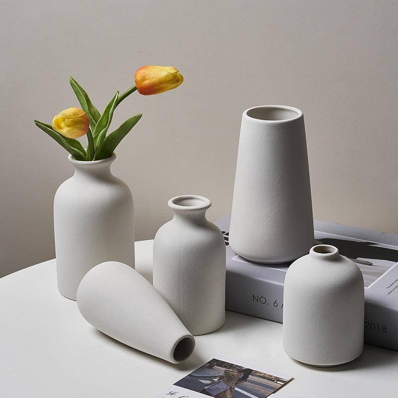 Dry Flower Ceramic Vase - Fluffyslip