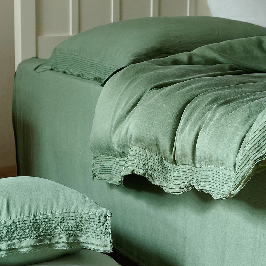 Eco Washed Lyocell Duvet Cover Set