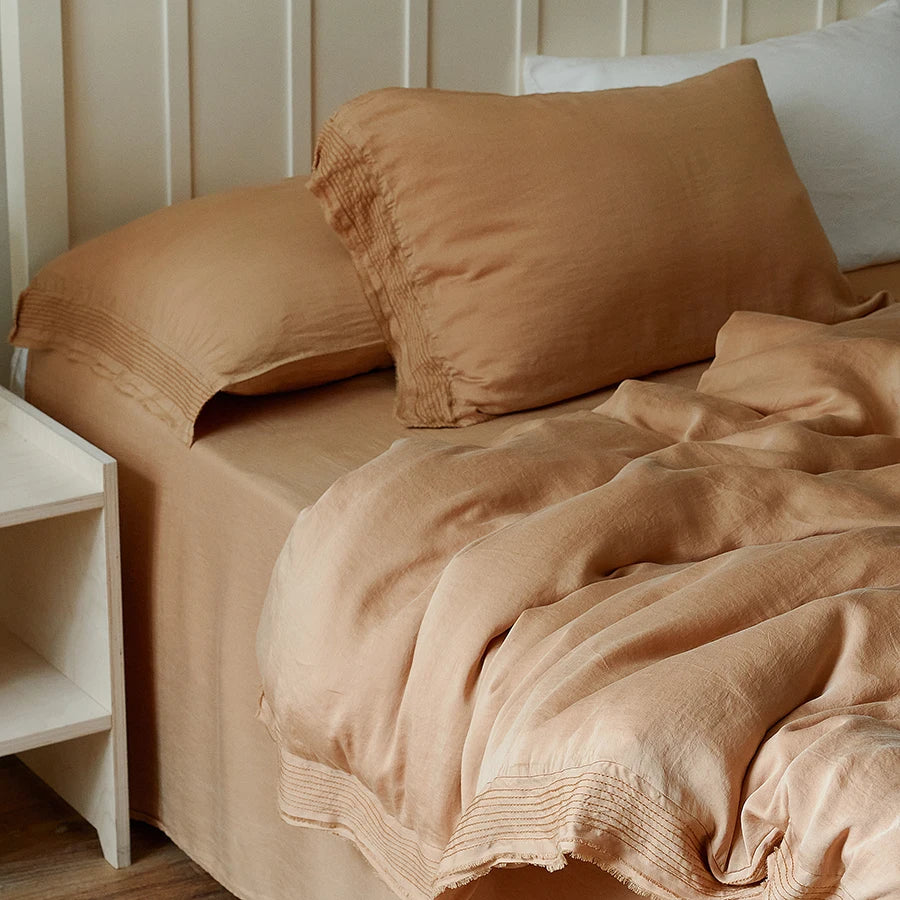 Eco Washed Lyocell Duvet Cover Set