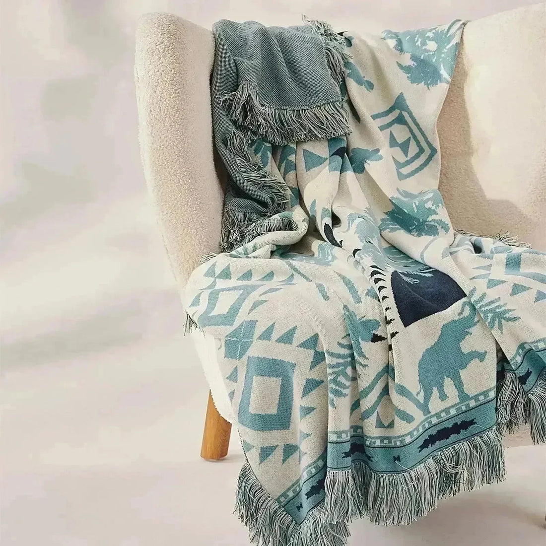 Elephant Embrace Soft Throw Blanket - Fluffyslip