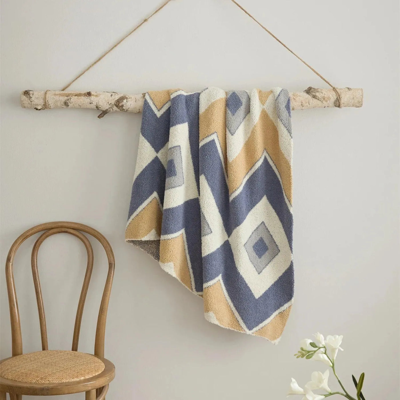 Endless Square Microfiber Throw Blankets - Fluffyslip