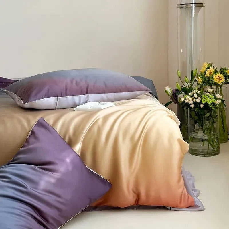 Eucalyptus Sunset Dream Duvet Cover Set - Fluffyslip