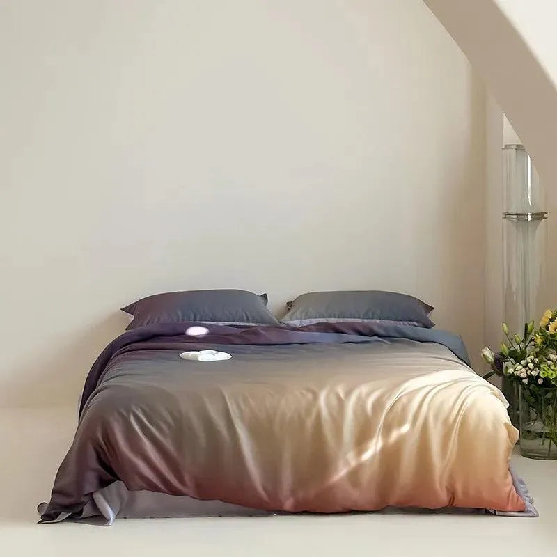 Eucalyptus Sunset Dream Duvet Cover Set - Fluffyslip