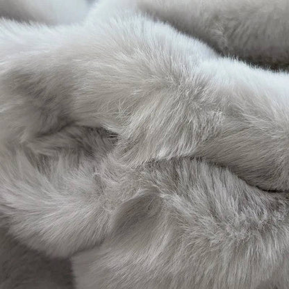 Faux Rabbit Fur Duvet Cover Set - Fluffyslip
