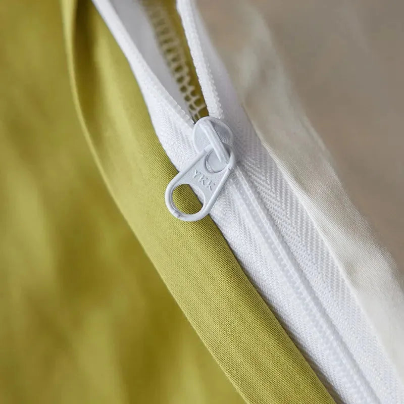 Floral Touch Long Staple Cotton Duvet Cover Set - Fluffyslip