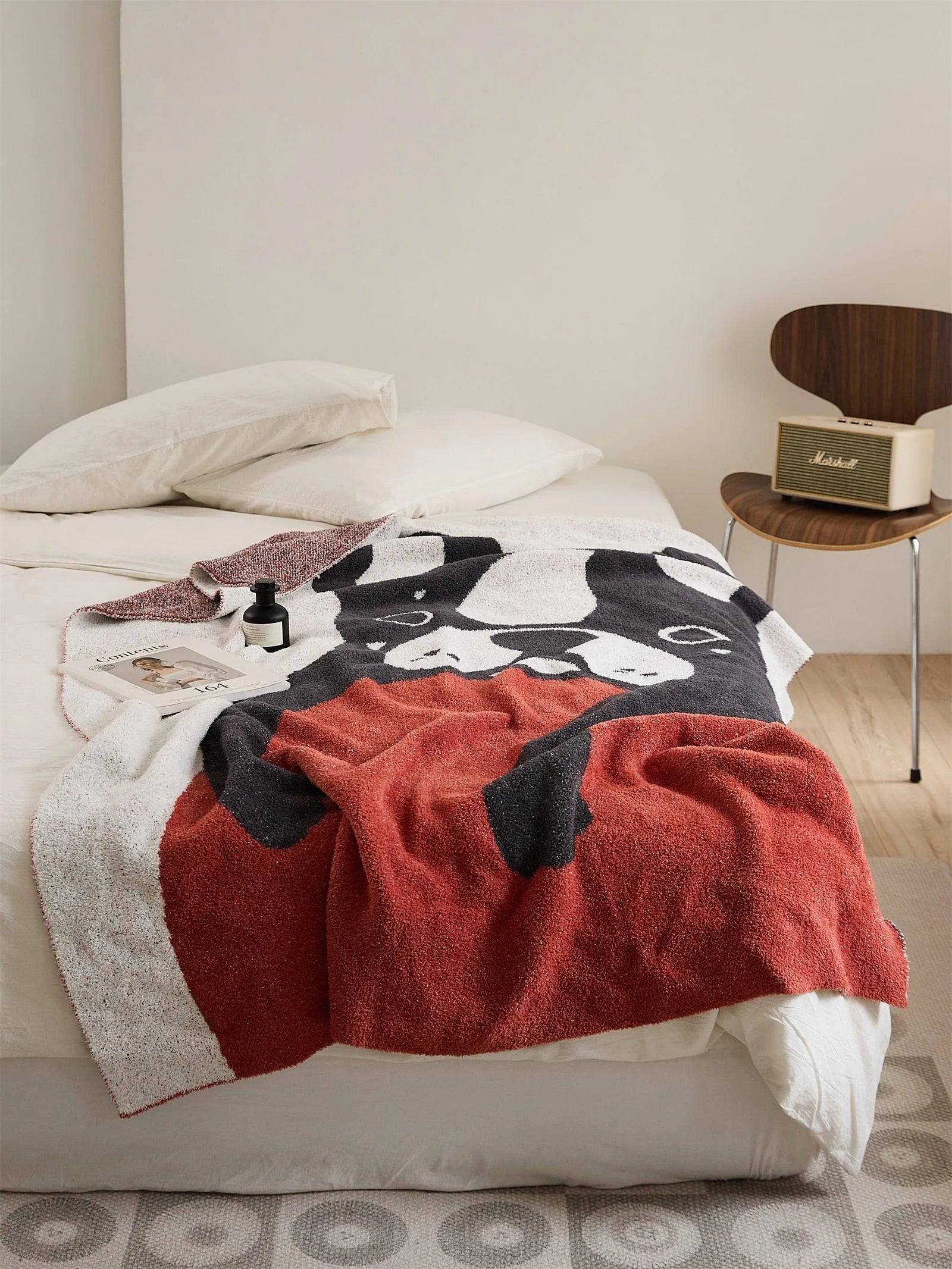 French Bulldog Throw Blanket - Fluffyslip