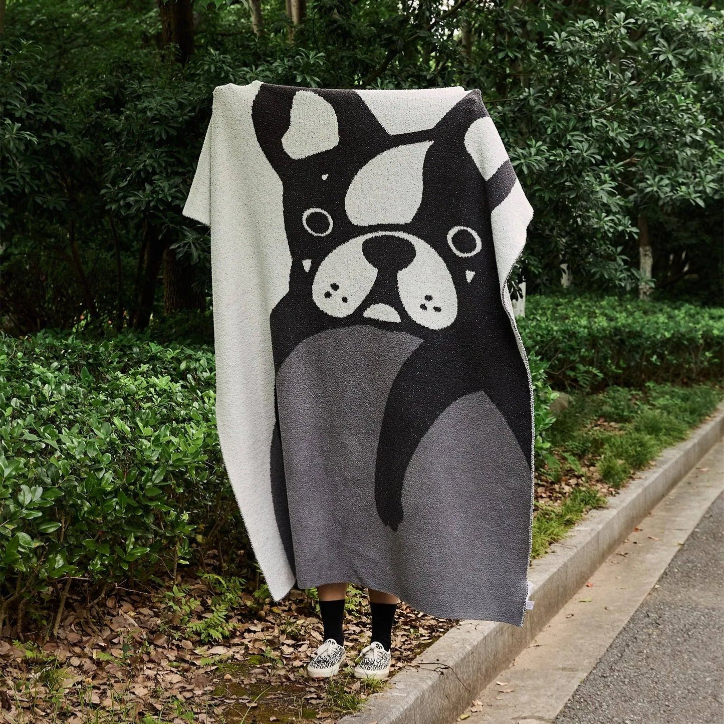 French Bulldog Throw Blanket - Fluffyslip