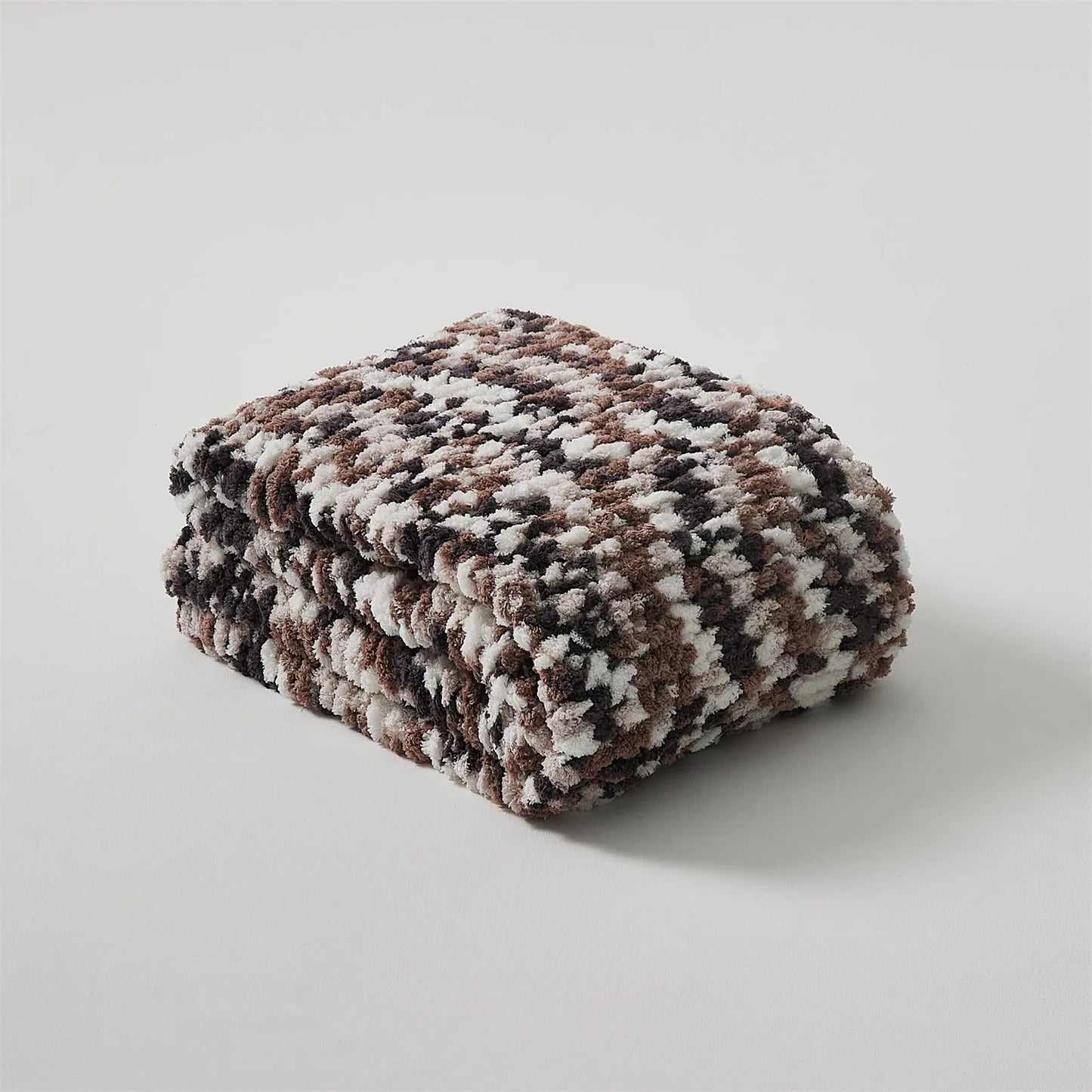 Gradient Glow Fuzzy Knit Blanket