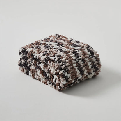 Gradient Glow Fuzzy Knit Blanket